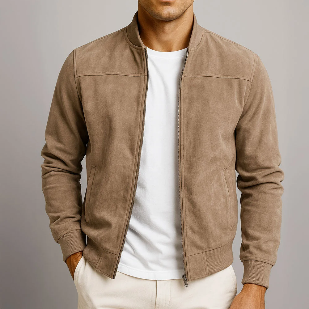 Minimalist Urban Bomber Jacket